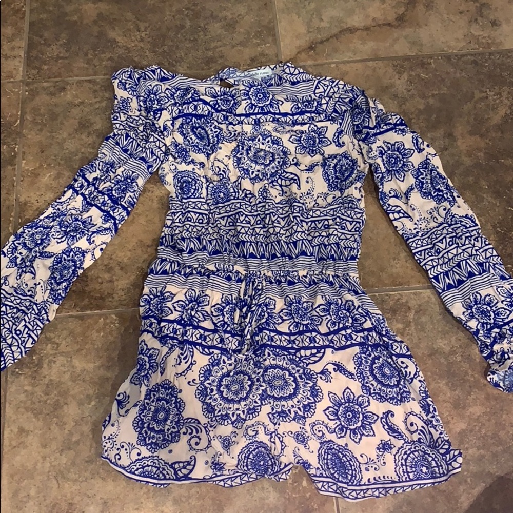 Bell sleeved romper